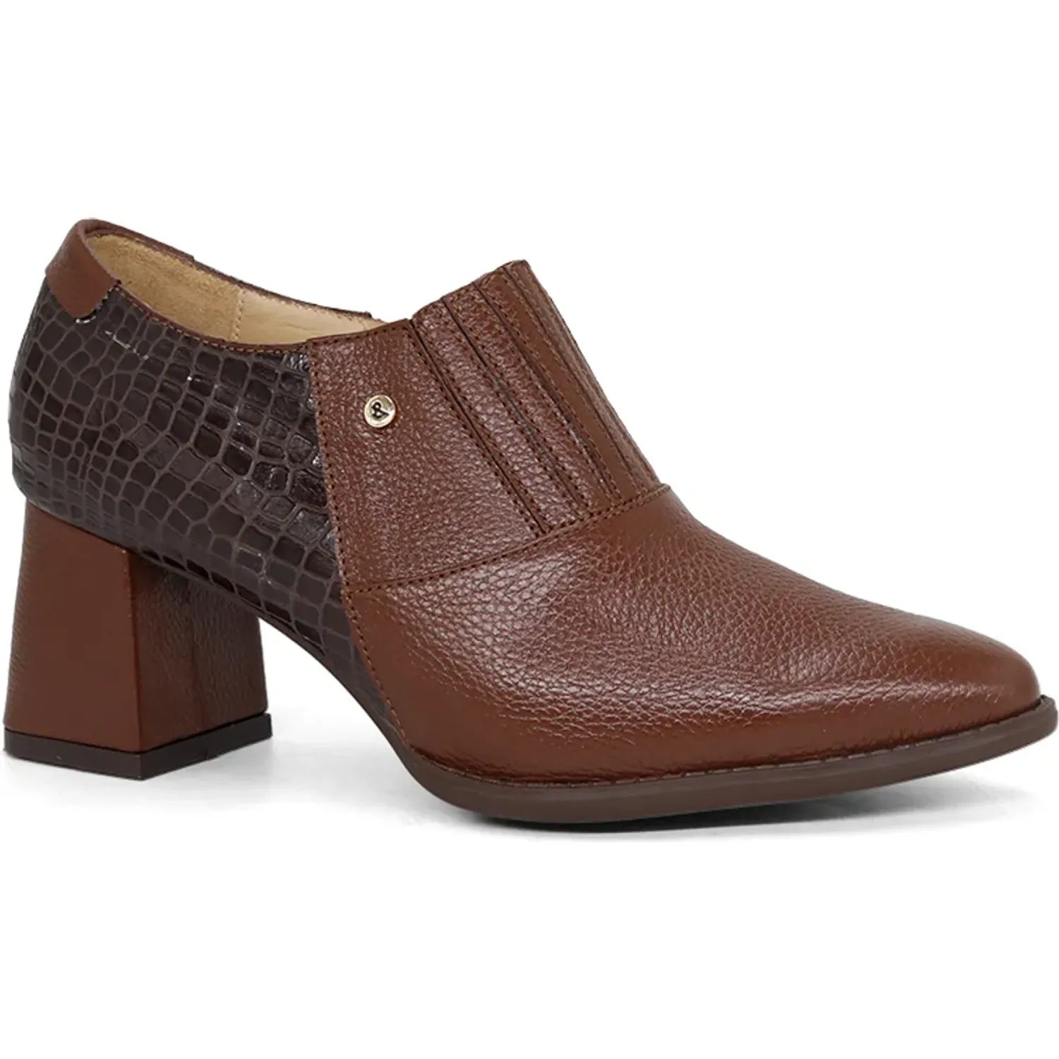 PAR&SS Zapato Par&Ss Casual De Cuero Mujer 2677-Ka26q1 color marron | Platanitos