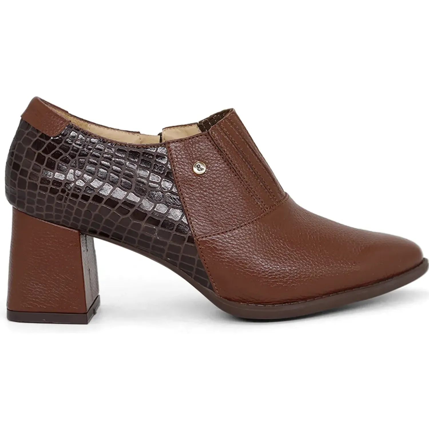 PAR&SS Zapato Par&Ss Casual De Cuero Mujer 2677-Ka26q1 color marron | Platanitos