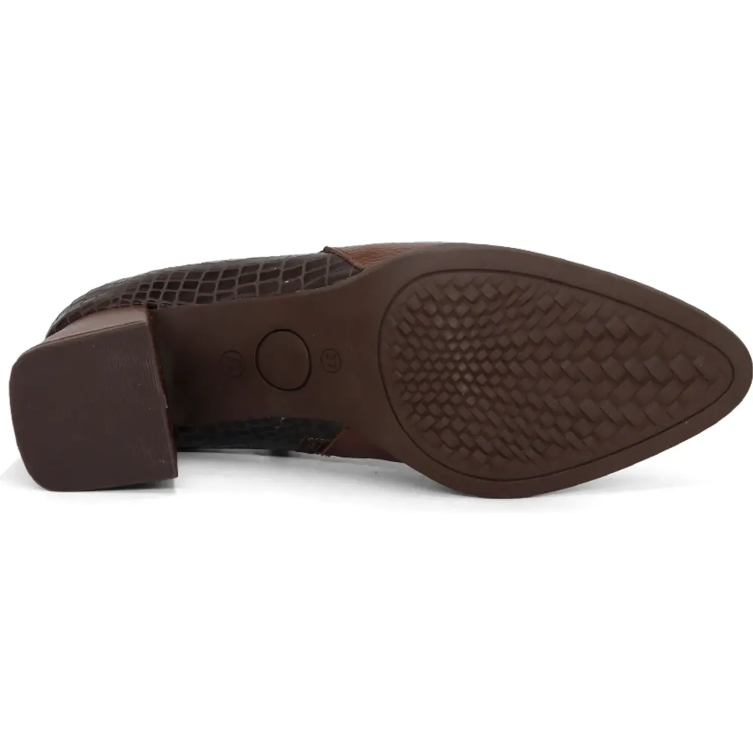 PAR&SS Zapato Par&Ss Casual De Cuero Mujer 2677-Ka26q1 color marron | Platanitos