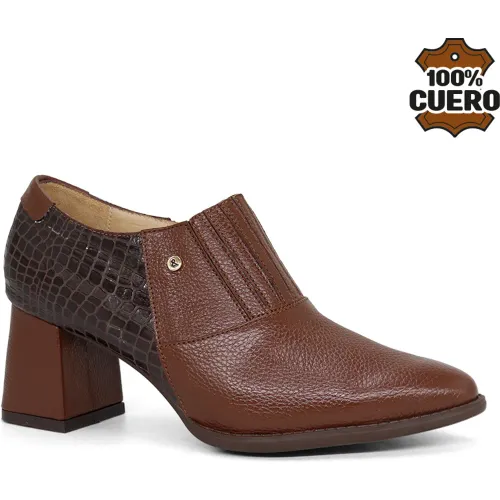 PAR&SS Zapato Casual De Cuero Mujer 2677-Ka26q1