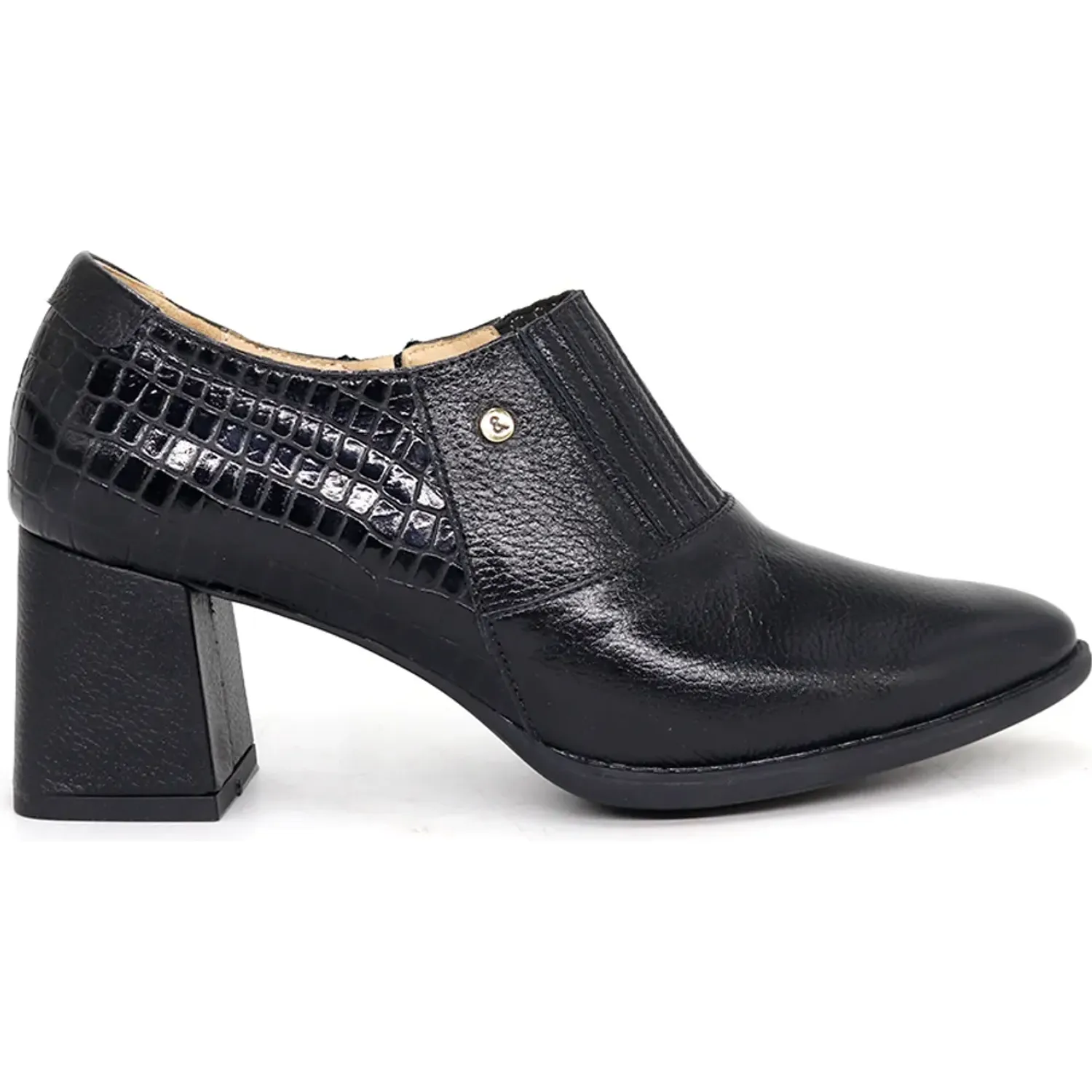 PAR&SS Zapato Par&Ss Casual De Cuero Mujer 2677-Ka26q1-N color negro | Platanitos