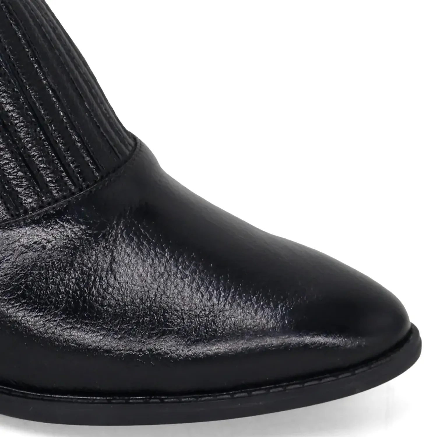 PAR&SS Zapato Par&Ss Casual De Cuero Mujer 2677-Ka26q1-N color negro | Platanitos