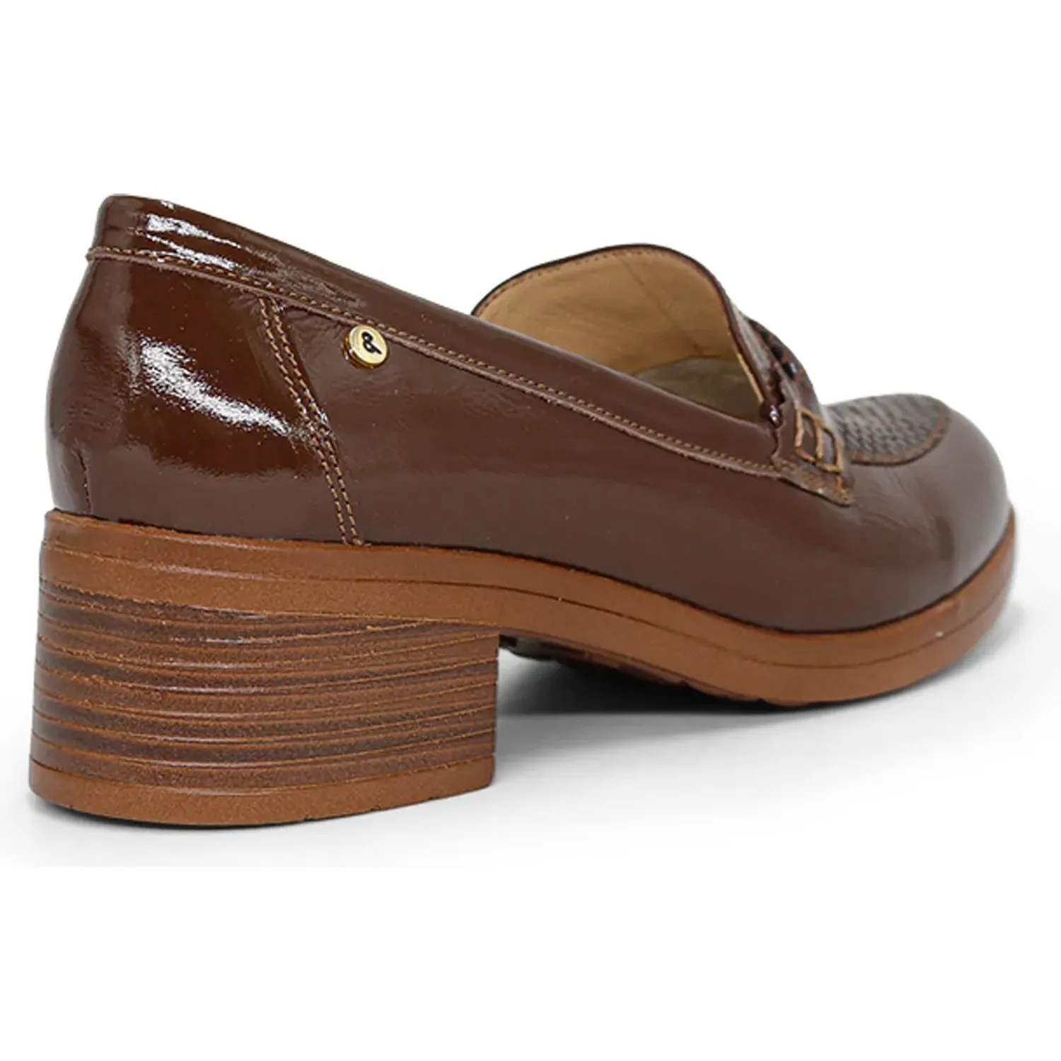 PAR&SS Zapato Par&Ss Casual De Cuero Mujer 2676-Ka26q1-M color marron | Platanitos