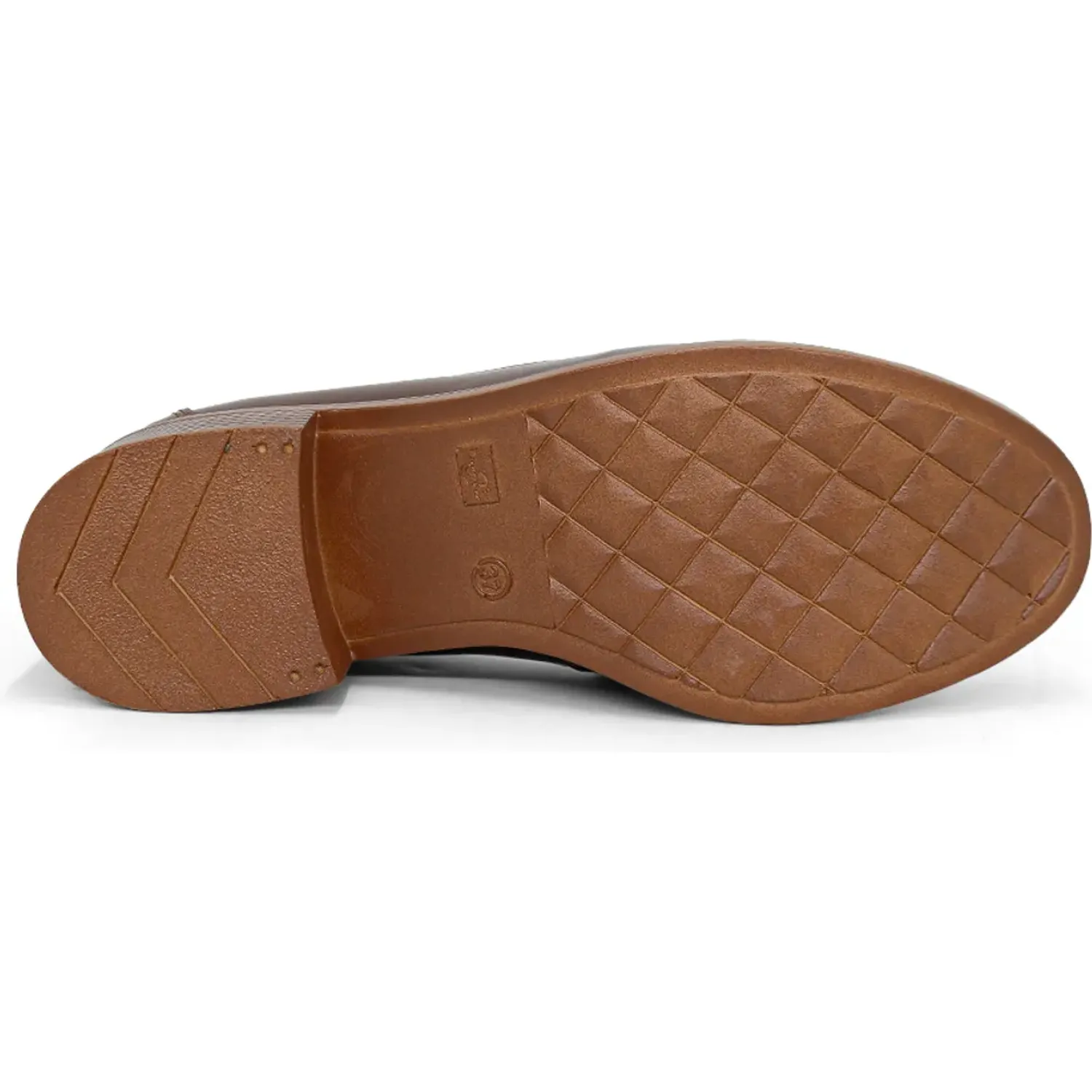 PAR&SS Zapato Par&Ss Casual De Cuero Mujer 2676-Ka26q1-M color marron | Platanitos
