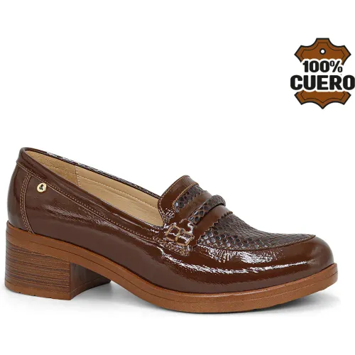 PAR&SS Zapato Casual De Cuero Mujer 2676-Ka26q1-M