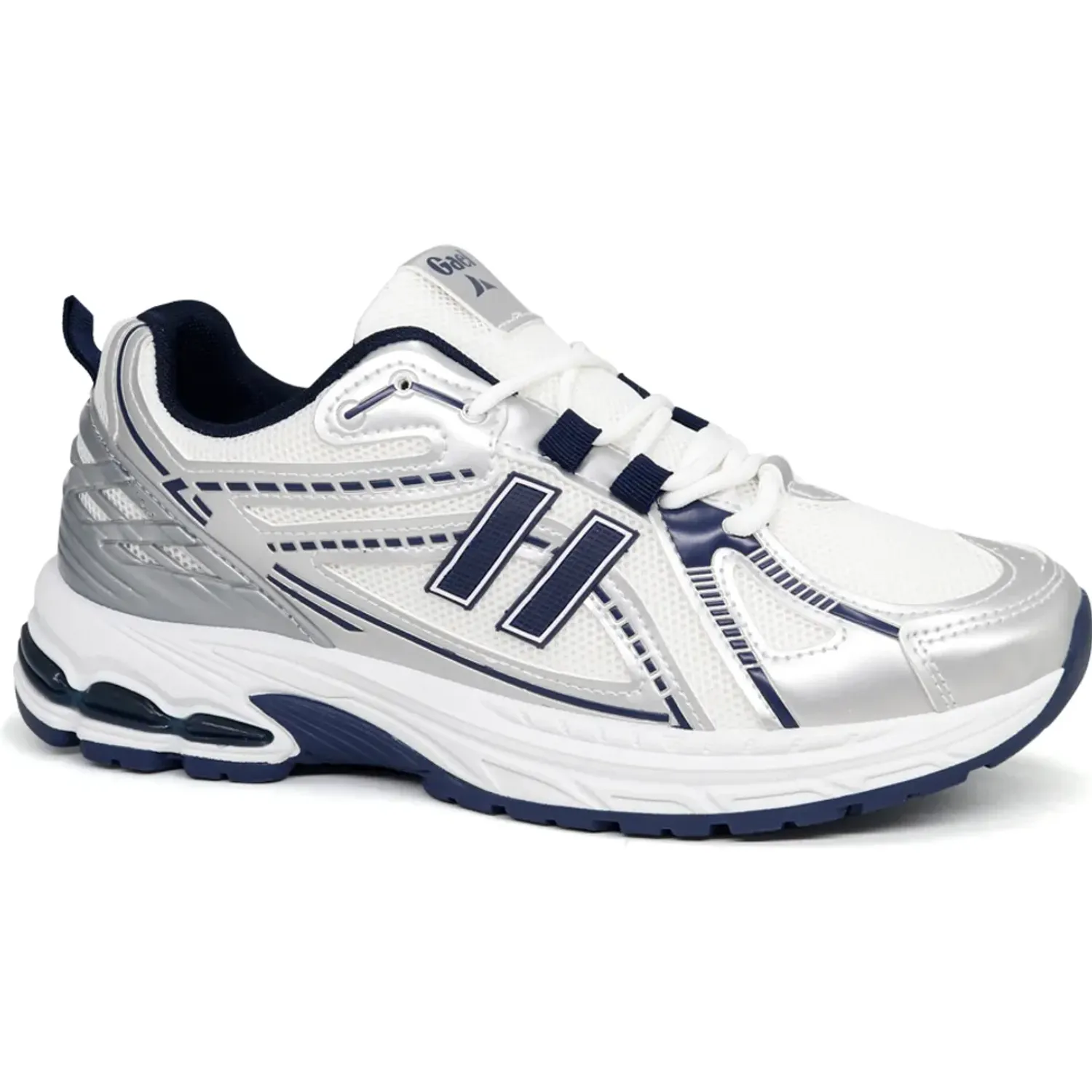 GAEL Zapatillas Gael Running Hombre 7101-26q2 color plata | Platanitos