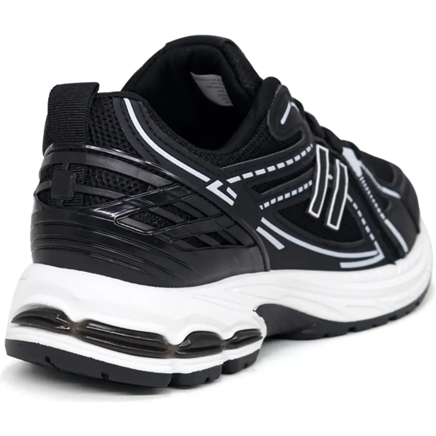 Zapatillas Gael Running Hombre 7101-26q2-N color negro | Platanitos