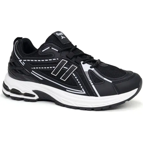 Zapatillas Gael Running Hombre 7101-26q2-N color negro | Platanitos