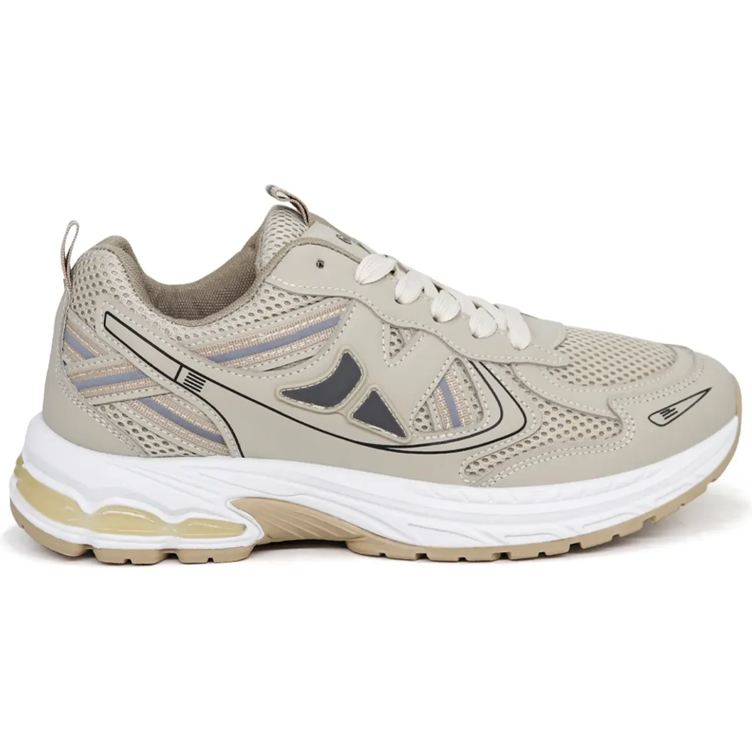 GAEL Zapatillas Gael Running Hombre 8191-26q2-Be color beige | Platanitos