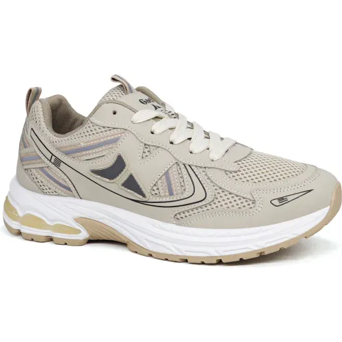 Zapatillas Gael Running Hombre 8191-26q2-Be color beige | Platanitos