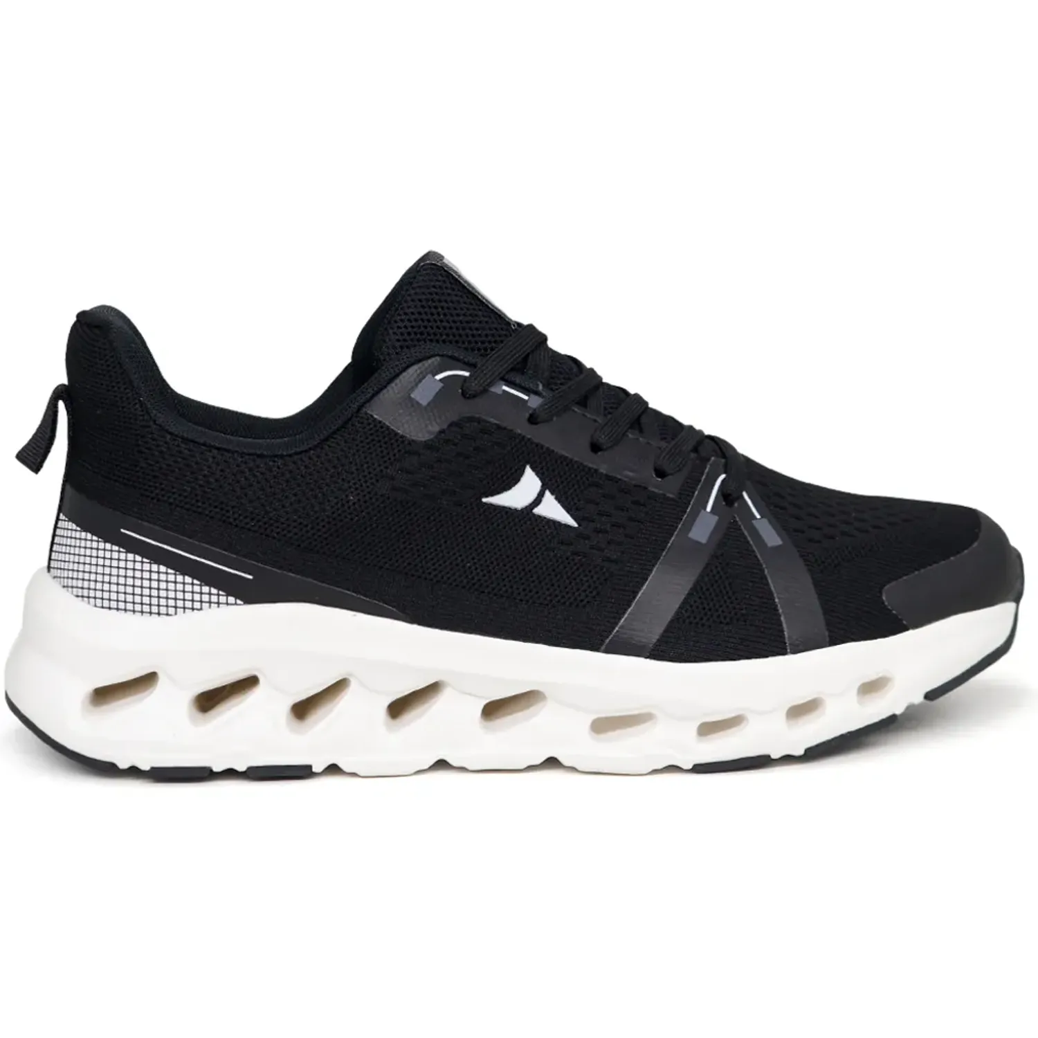 Zapatillas Gael Running Hombre 0501-26q2-N color negro | Platanitos