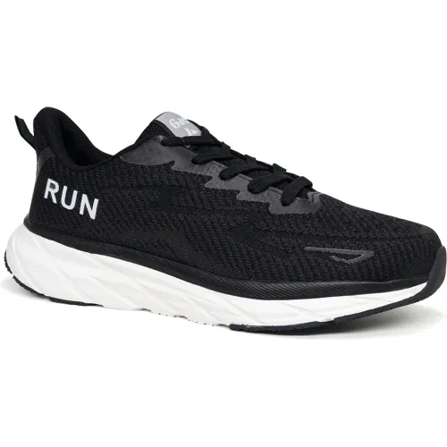 Zapatillas Gael Running Hombre 0507-26q2-N color negro | Platanitos