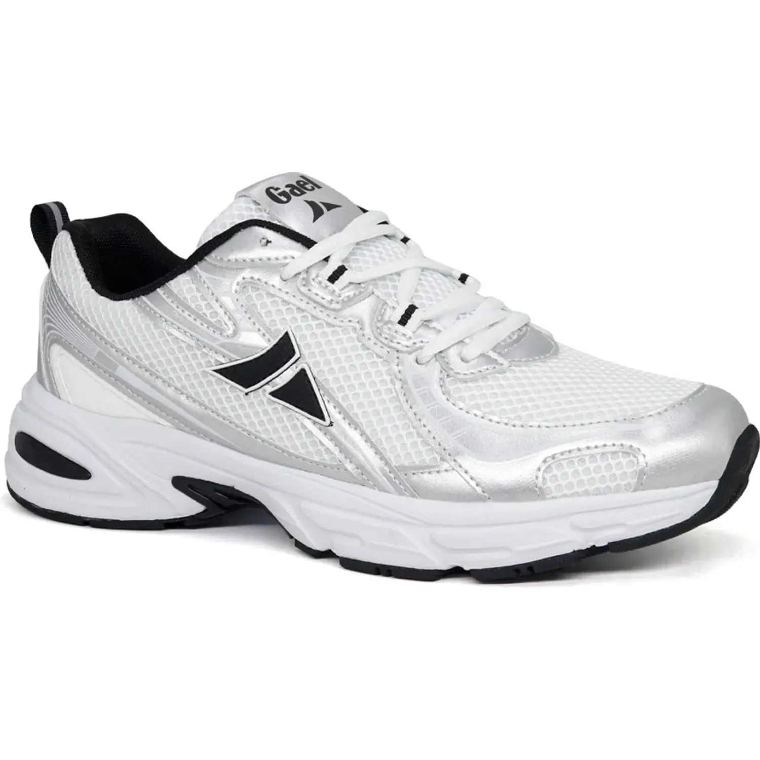 Zapatillas Gael Running Hombre 0605-26q2 color blanco | Platanitos