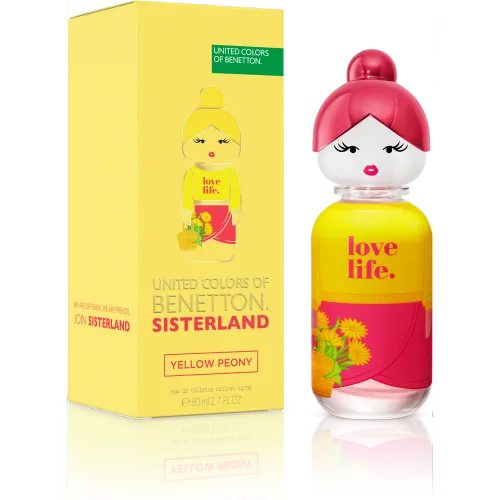 Benetton Perfume Mujer Benetton Sisterland Yellow Peony 80ml Eau De Toilette