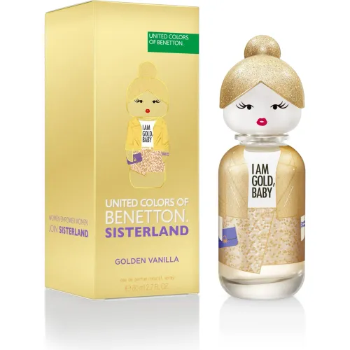 Benetton Perfume Mujer Benetton Sisterland Golden Vanilla 80ml Eau De Parfum
