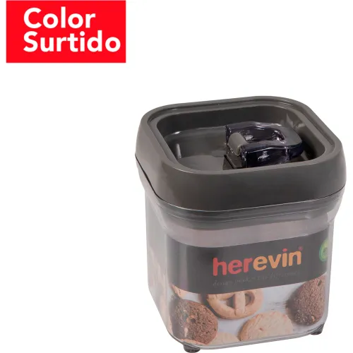 HEREVIN Frasco Almacenador Cuadrado De 700 Ml