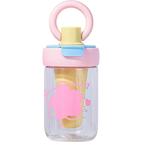 ICHIMATSU Tomatodo Baby Happy De 600 Ml Color Rosa Y Amarillo