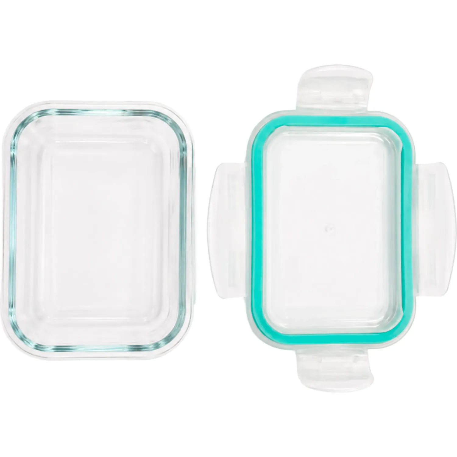 Taper Ichimatsu Rectangular De Vidrio Refractario 360 Ml color varios | Platanitos