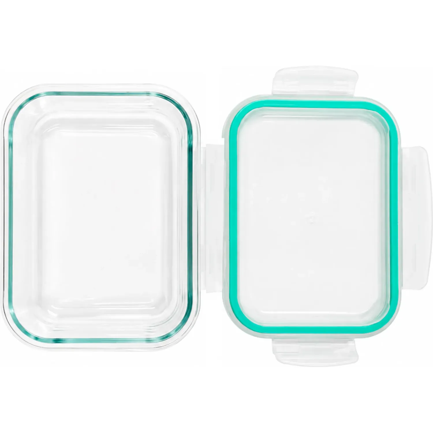 Taper Ichimatsu Rectangular De Vidrio Refractario 1000 Ml color varios | Platanitos