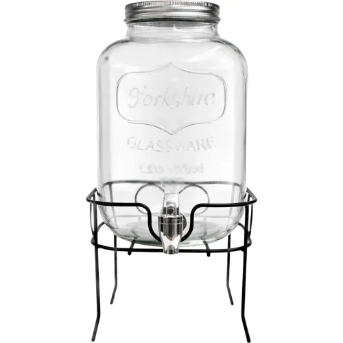 ICHIMATSU Dispensador De Vidrio Con Rack 5 Lt