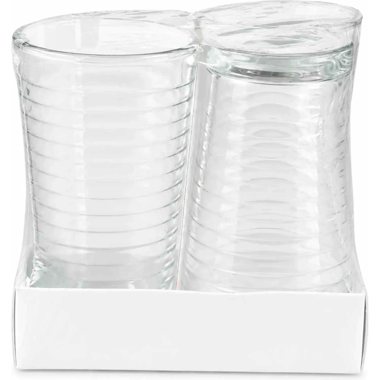 Juego Cristar De Vasos De Vidrio Por 4 Piezas Modelo Liso 11.3 Oz color varios | Platanitos