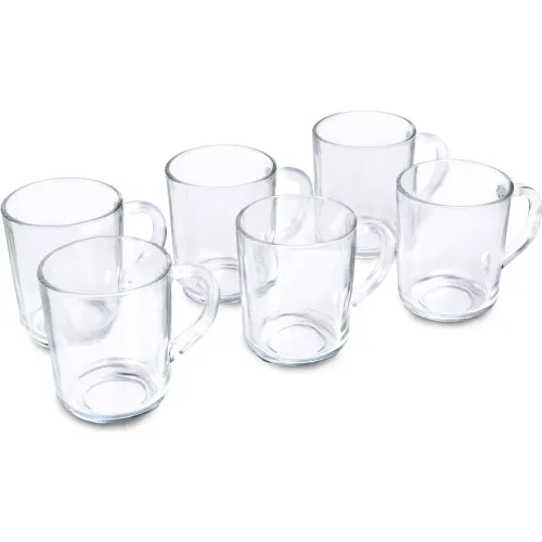 KIMGLASS Juego De Tazas De Vidrio Por 6 Piezas Callisbur 230 Ml