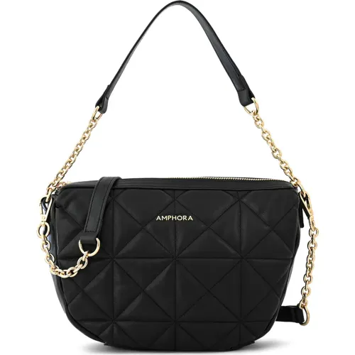 Morral Amphora Mujer Michelle color negro | Platanitos