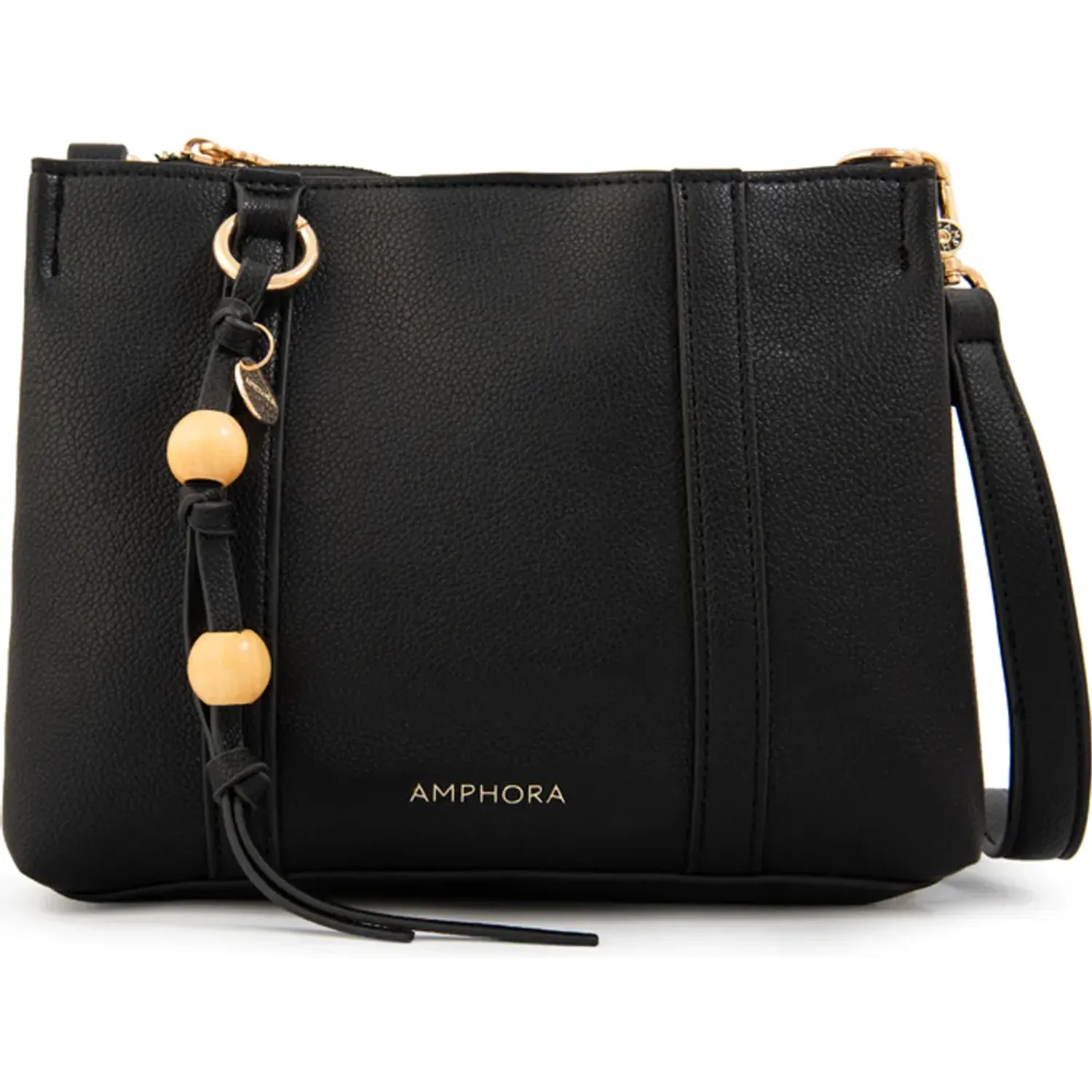 Morral Amphora Mujer Valeria color negro | Platanitos