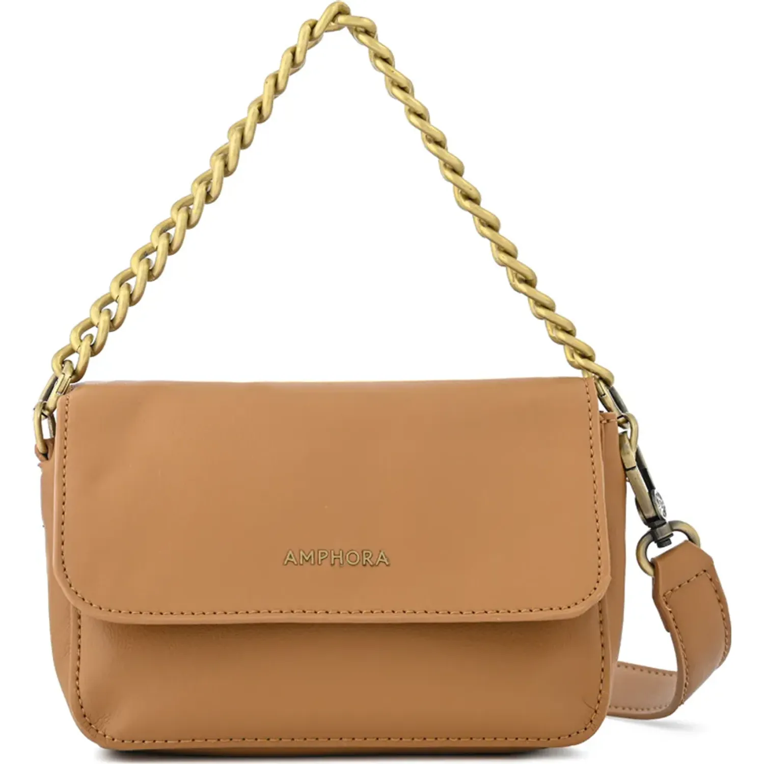 AMPHORA Morral Amphora Mujer Brady color camel/ cafe claro | Platanitos