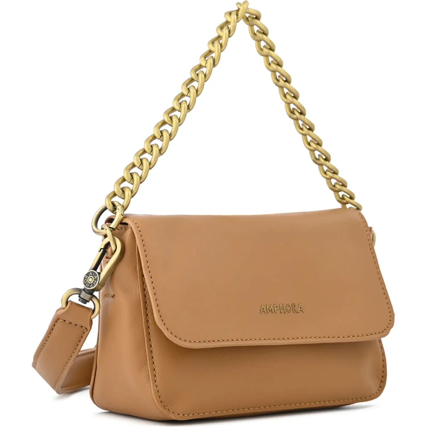 AMPHORA Morral Amphora Mujer Brady color camel/ cafe claro | Platanitos