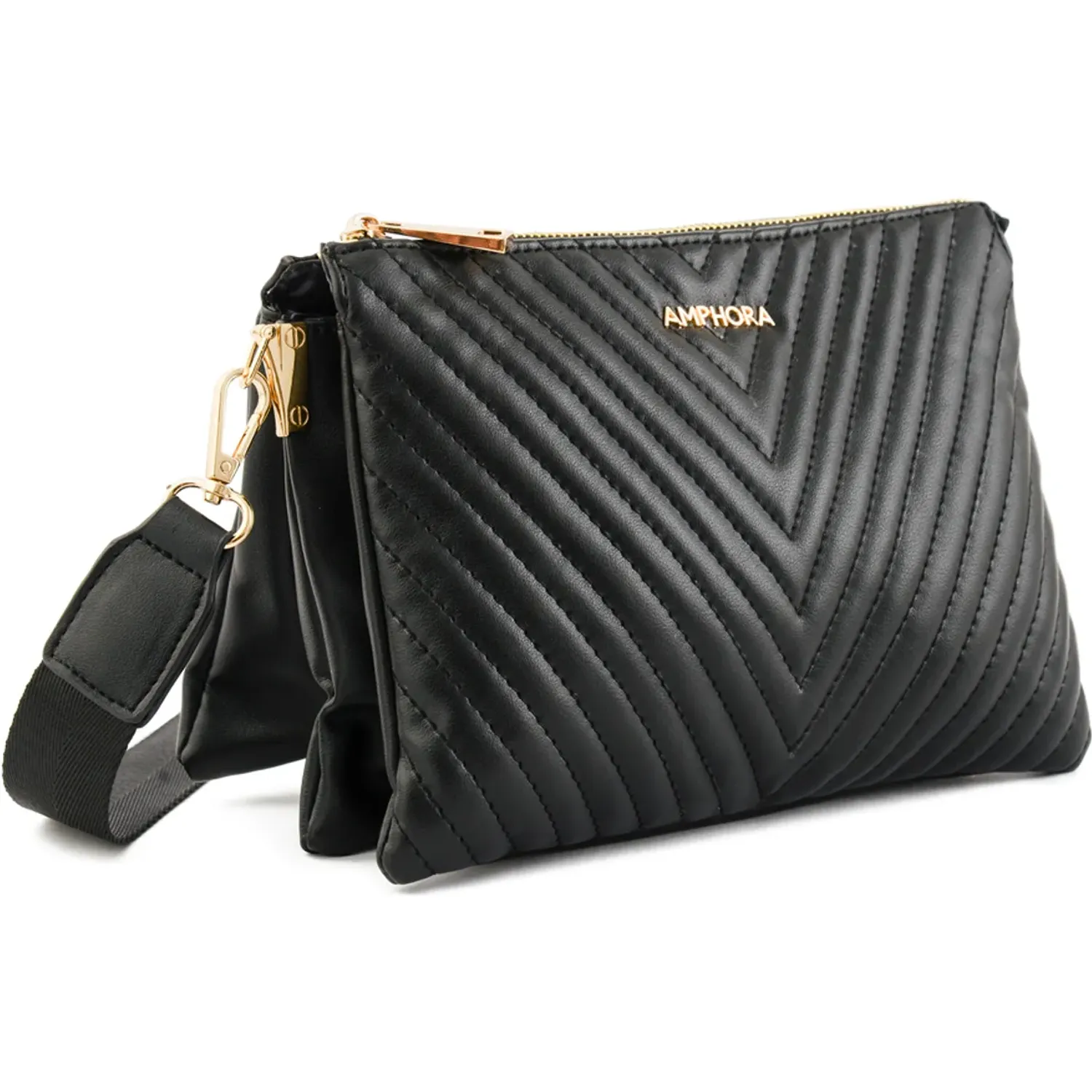 Morral Amphora Mujer Pariz color negro | Platanitos