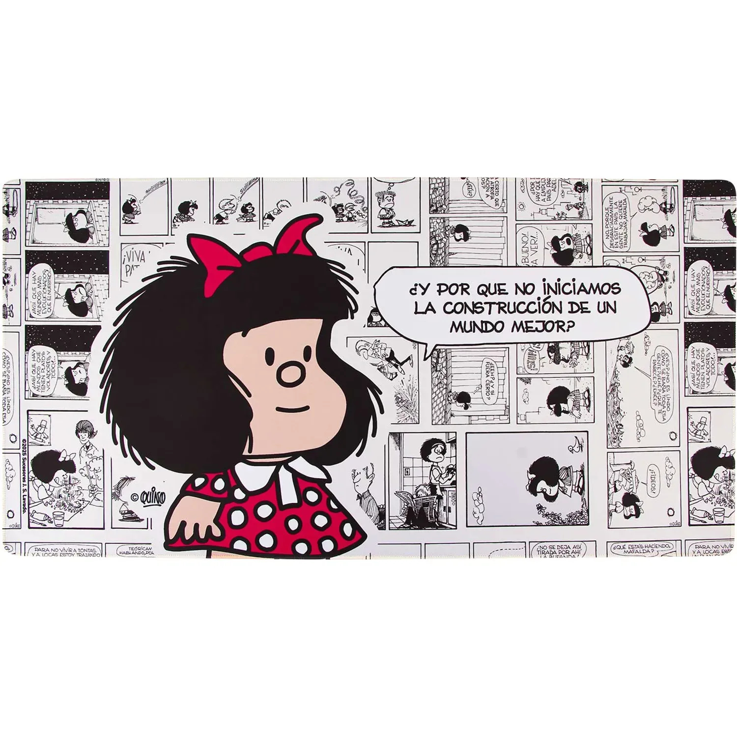 Mafalda Mouse Mafalda Pad Desk Mafalda Gris color varios | Platanitos
