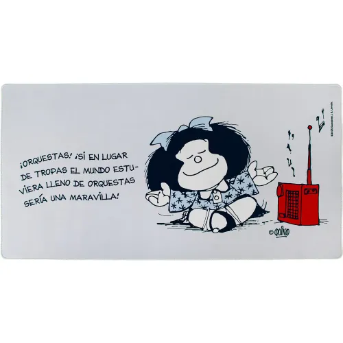 Mafalda Mouse Pad Desk Mafalda Celeste