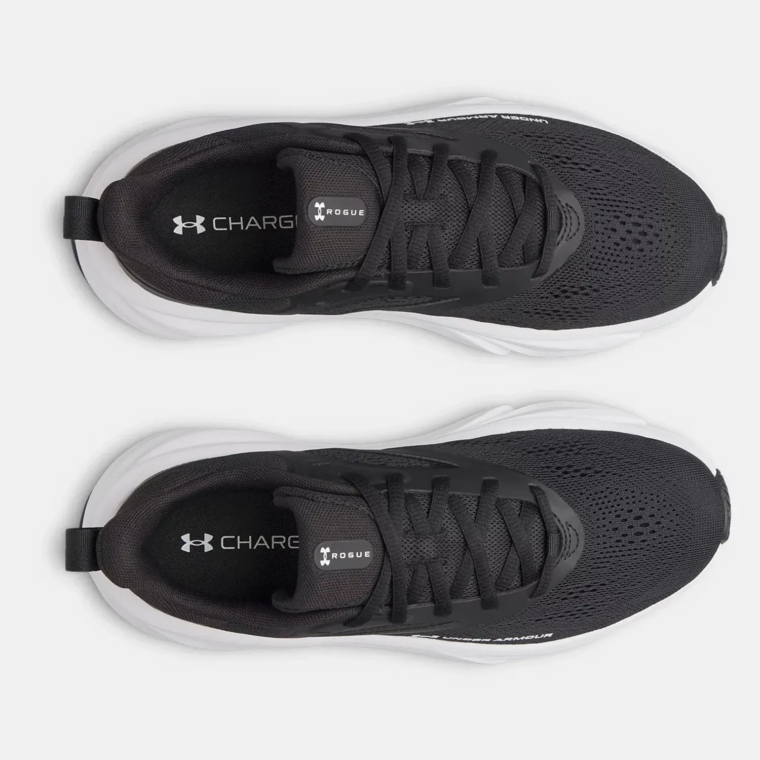 Zapatillas Under Armour Urbanas Mujer Rogue 6 color negro / blanco | Platanitos