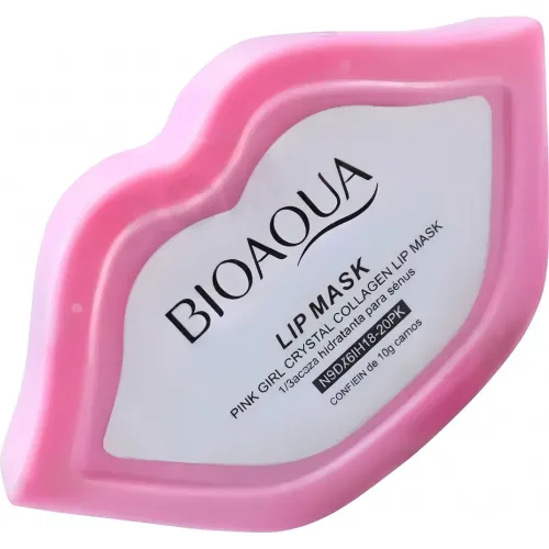 Parches Bioaqua Para Labios Colageno color rosado | Platanitos