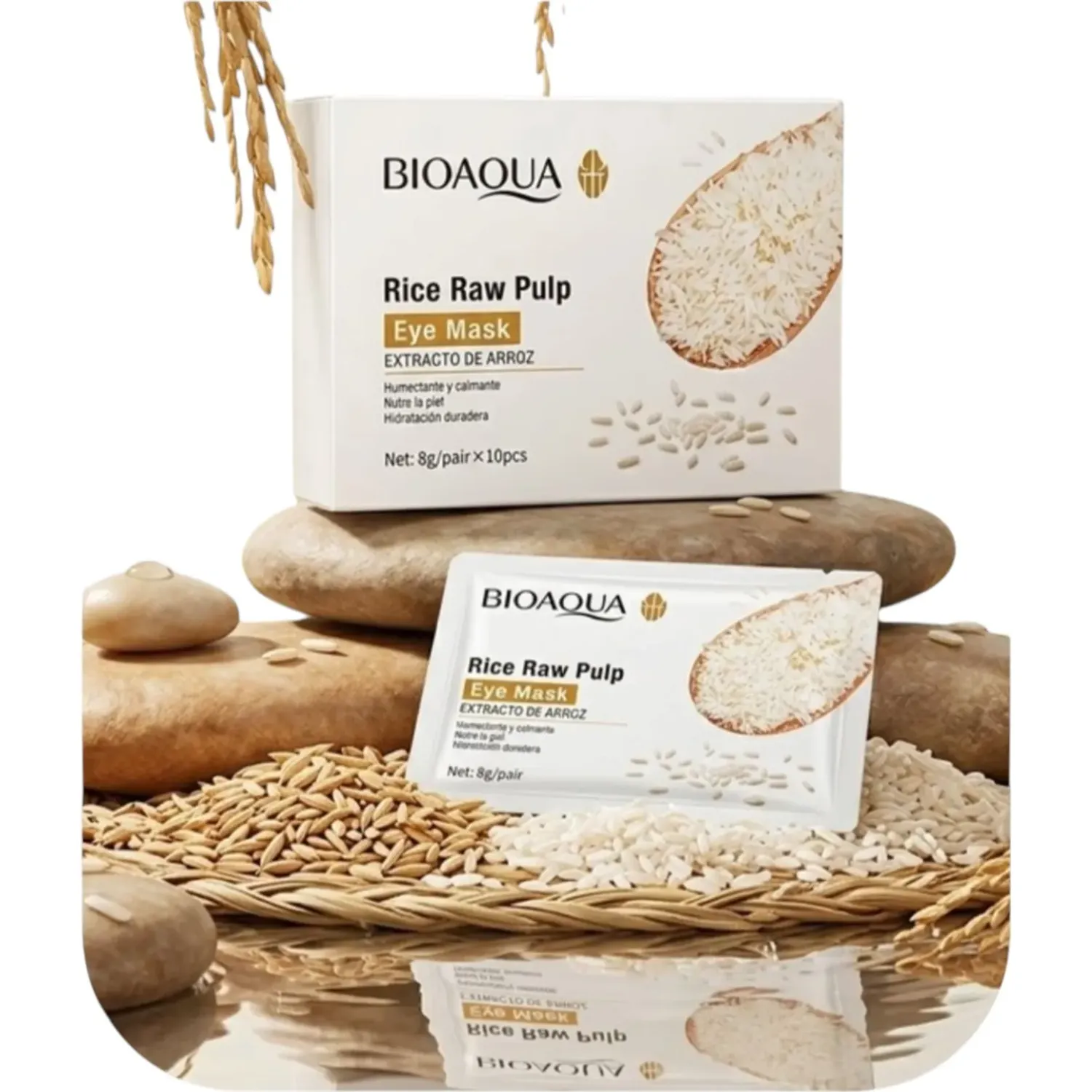 ECORINCIA Parches Ecorincia De Ojos Antiojeras Linea De Arroz -10 Unds color blanco | Platanitos