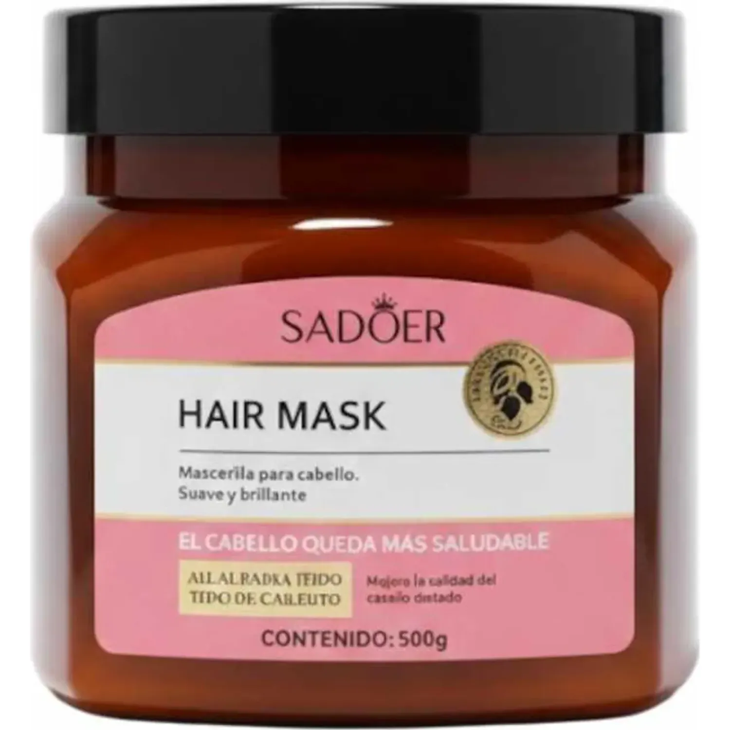 ECORINCIA Mascarilla Ecorincia Capilar Con Aceite De Rosa Mosqueta 500ml color rosado | Platanitos