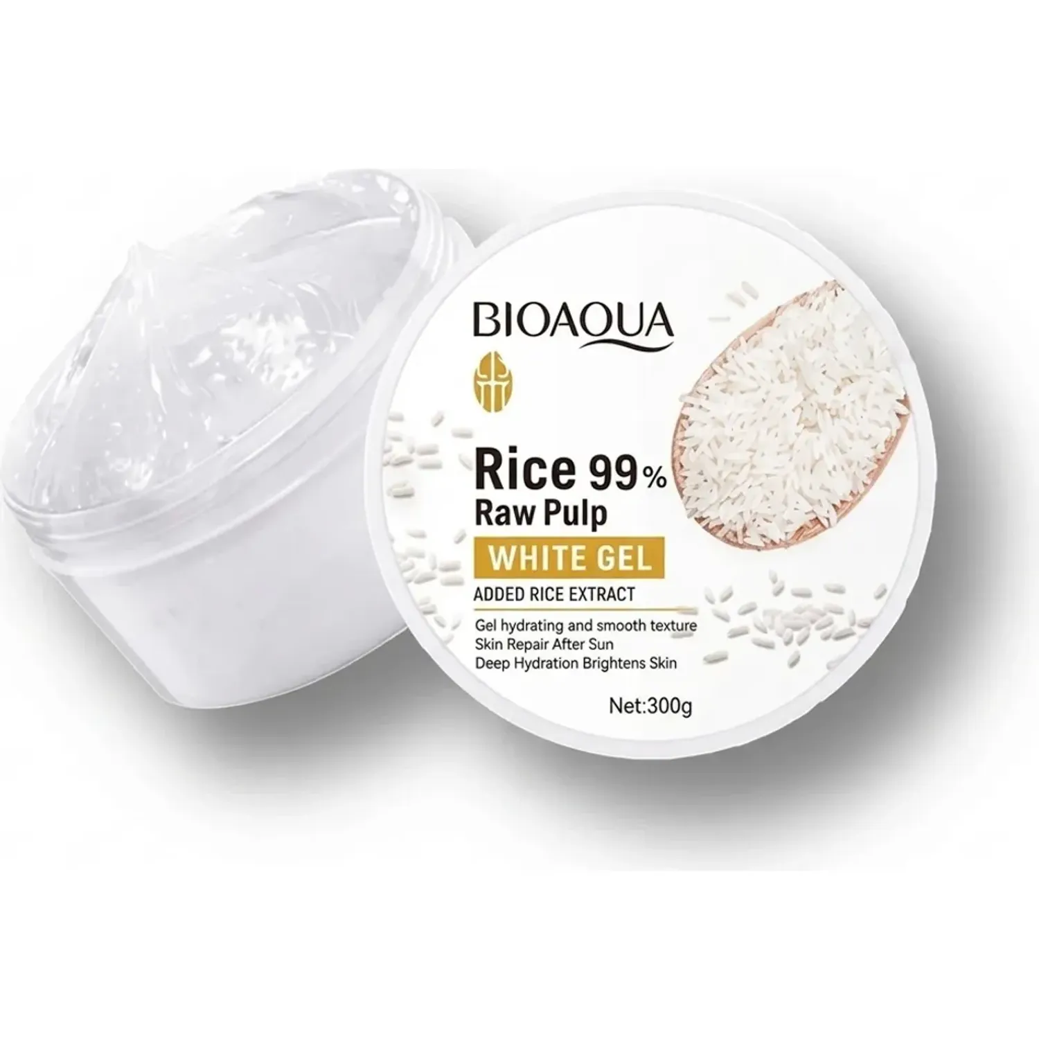 BIOAQUA Gel Bioaqua Facial Refrescante Linea De Arroz color blanco | Platanitos