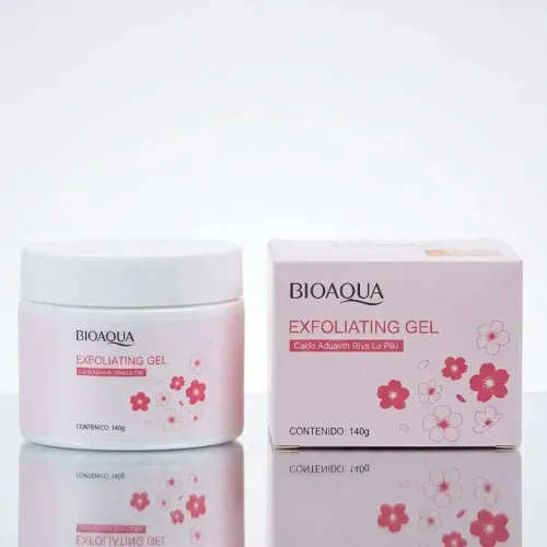 Exfoliante Bioaqua Corporal Linea Sakura 140g color rosado | Platanitos