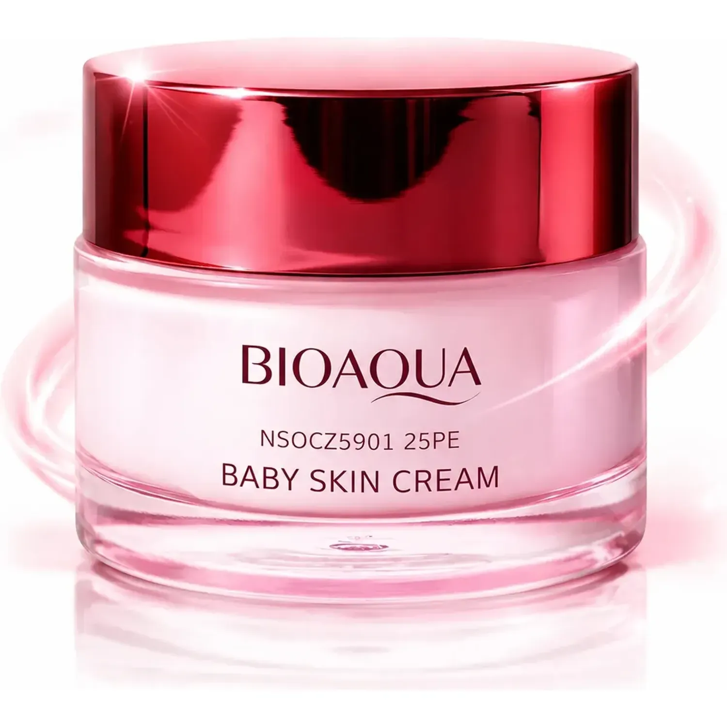 Crema Bioaqua Facial Linea Baby Skin color rosado | Platanitos