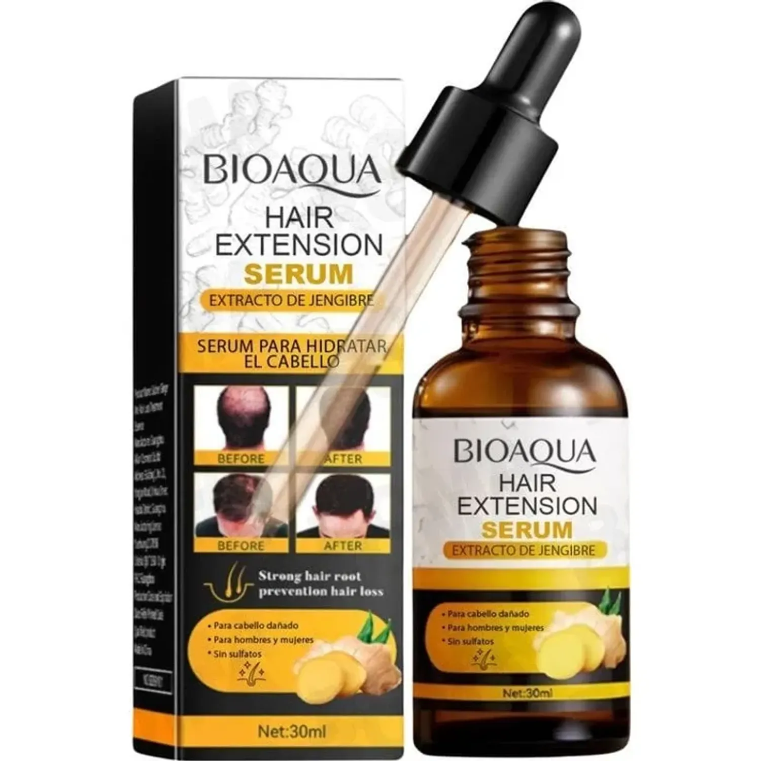 BIOAQUA Serum Bioaqua Capilar Restructuración De Esencia De Jengibre color varios | Platanitos