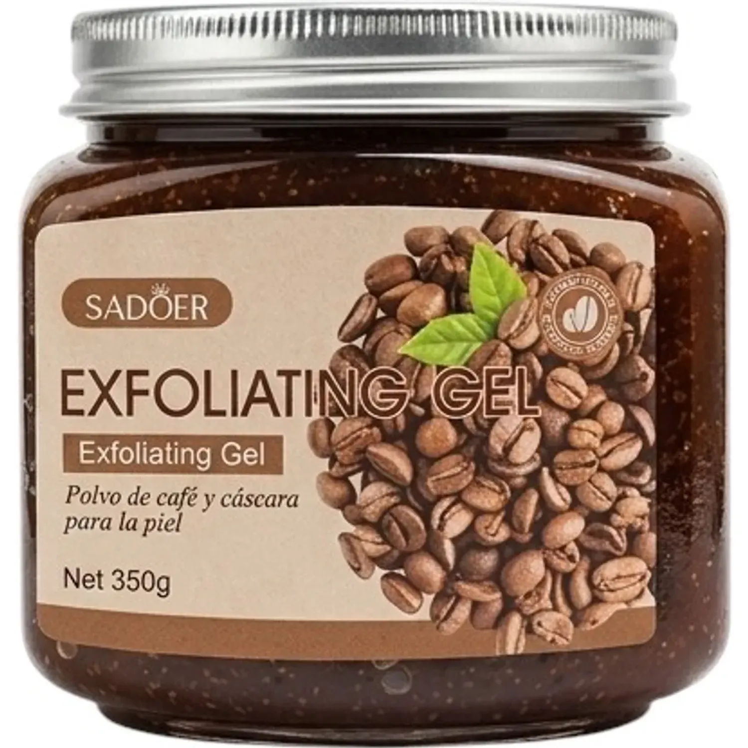 Exfoliante Sadoer Corporal Caffe 350 Gr color marron | Platanitos