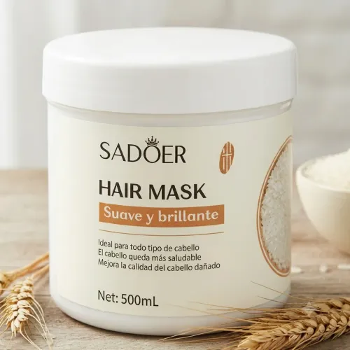 SADOER Mascarilla Capilar Linea De Arroz 500ml