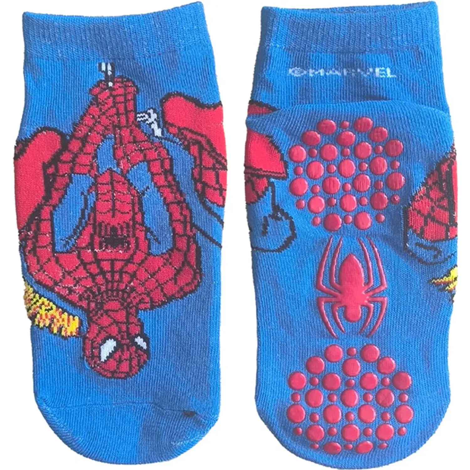 Medias Marvel Antideslizante Niños Spiderman Por Par color varios | Platanitos