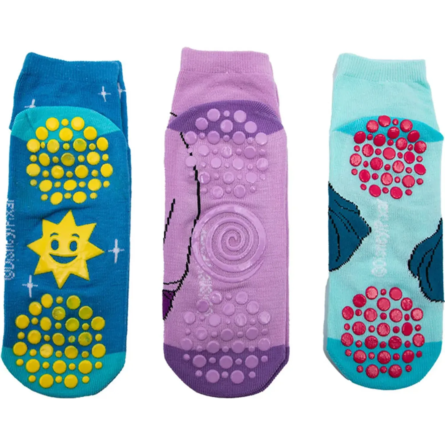 Tripack Disney De Medias Antideslizante Niños Intesamente color varios | Platanitos