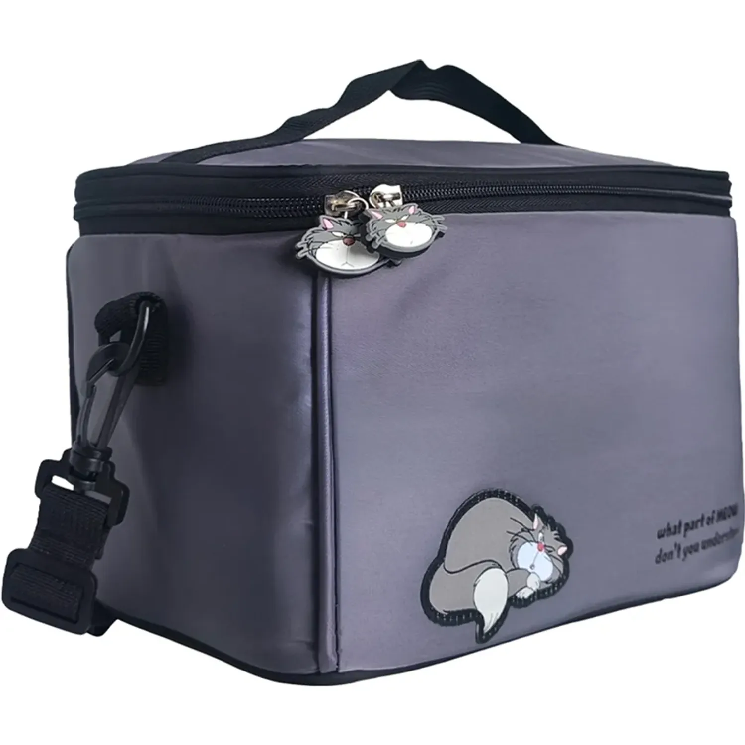 Lonchera Disney Lucifer Gris color varios | Platanitos