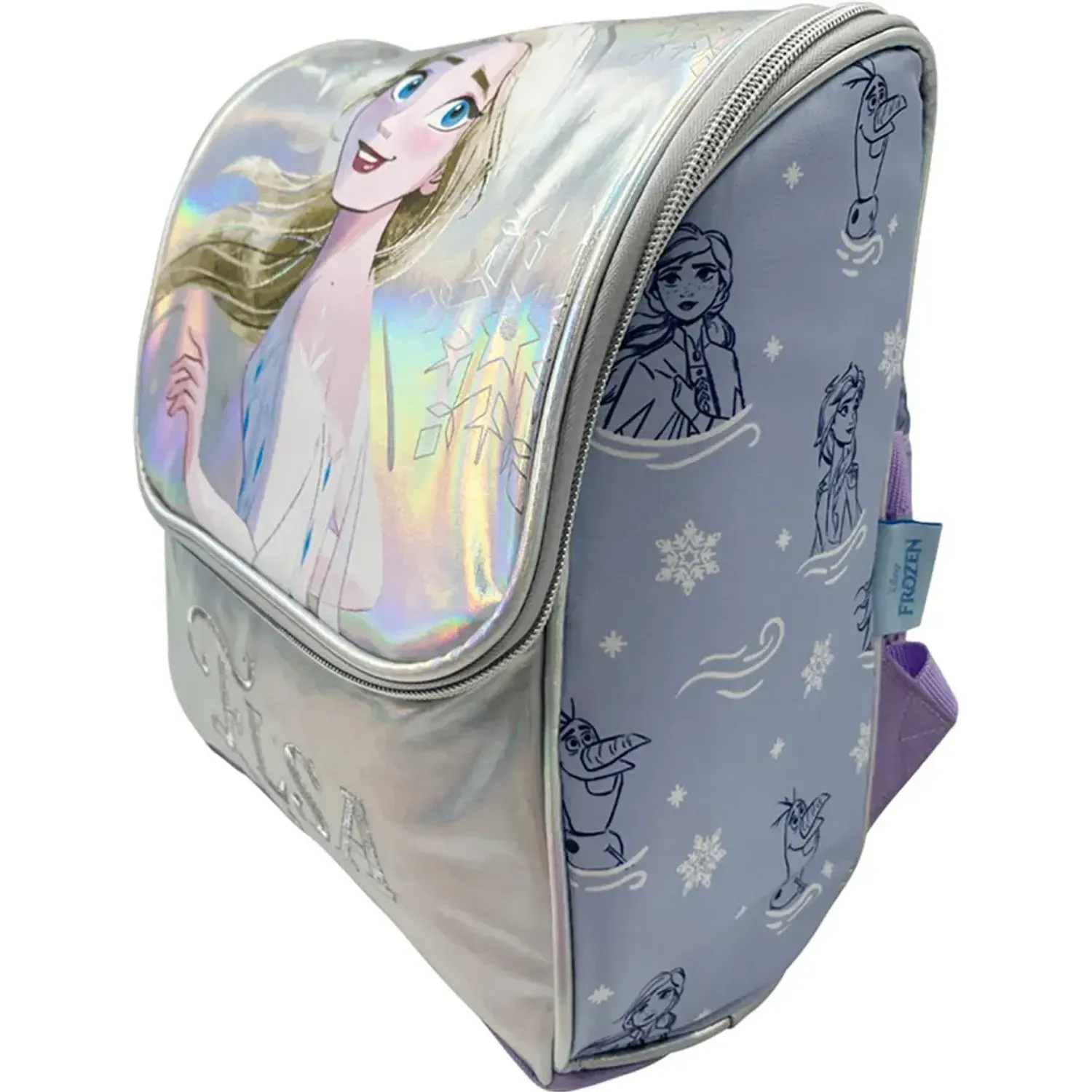 Lonchera Frozen Frozen Coleccion C B26 color lila / celeste | Platanitos
