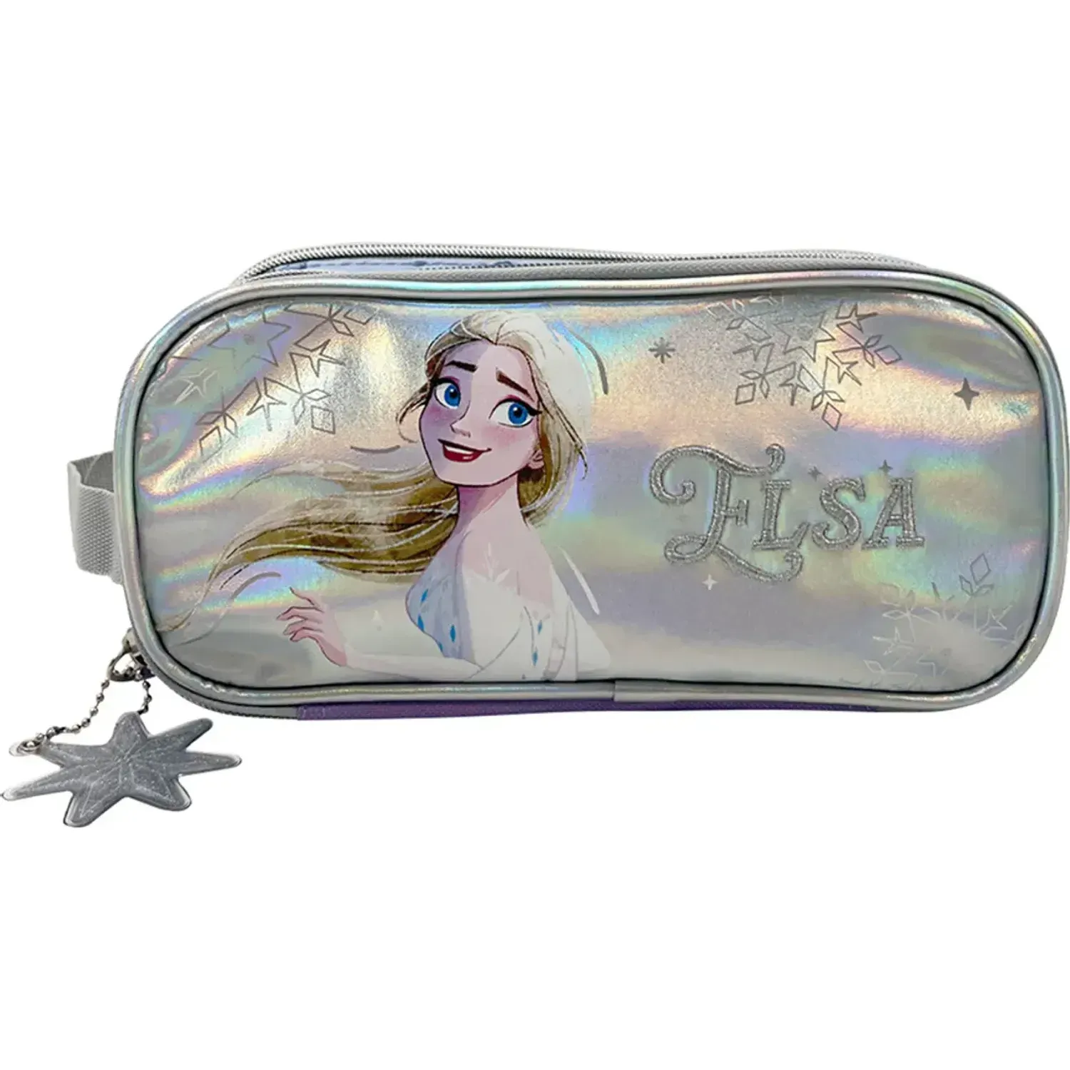 Frozen Cartuchera Frozen Organizadora Frozen Coleccion C B26 color lila / celeste | Platanitos