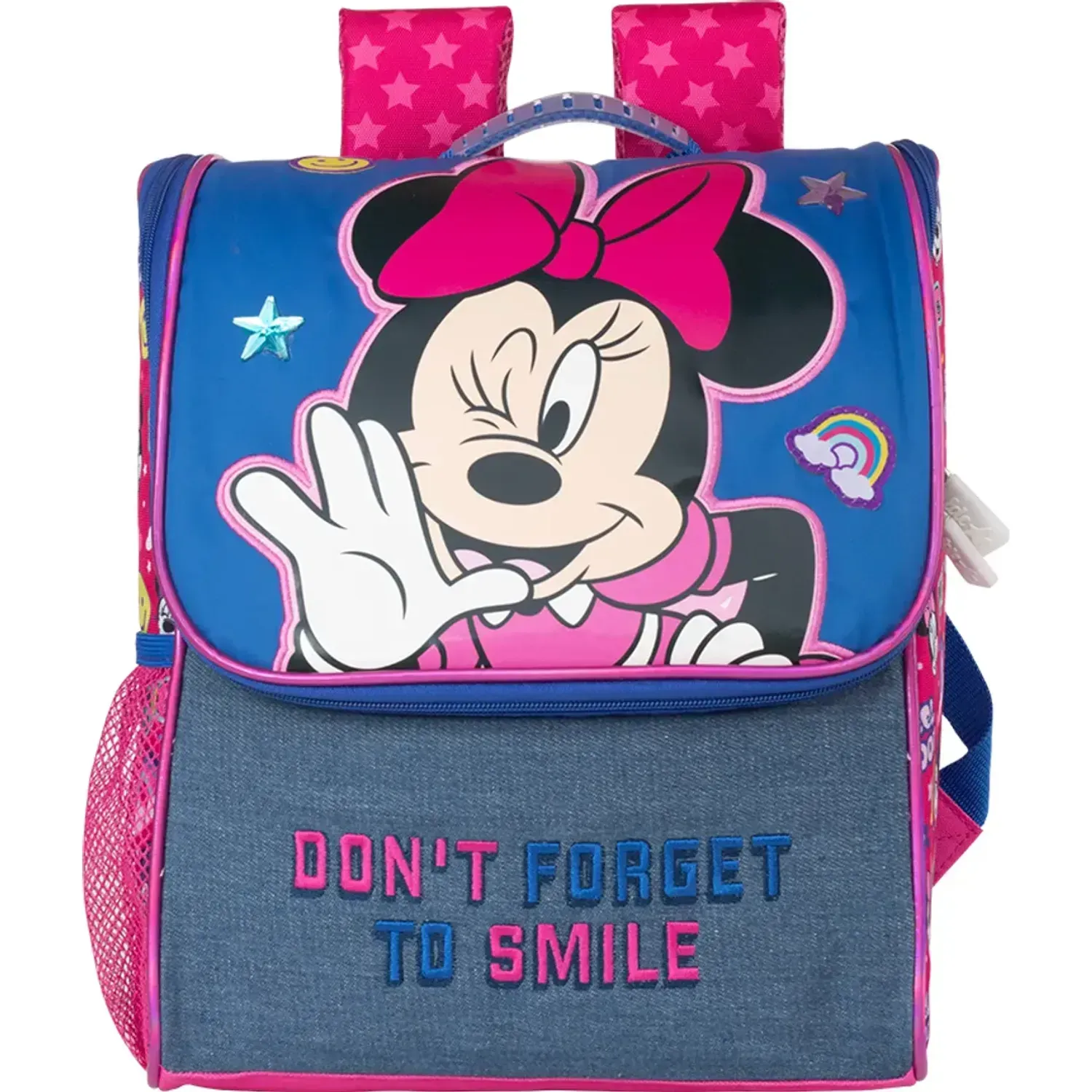 Minnie Lonchera Minnie Minnie Coleccion D B26 color azul / fucsia | Platanitos