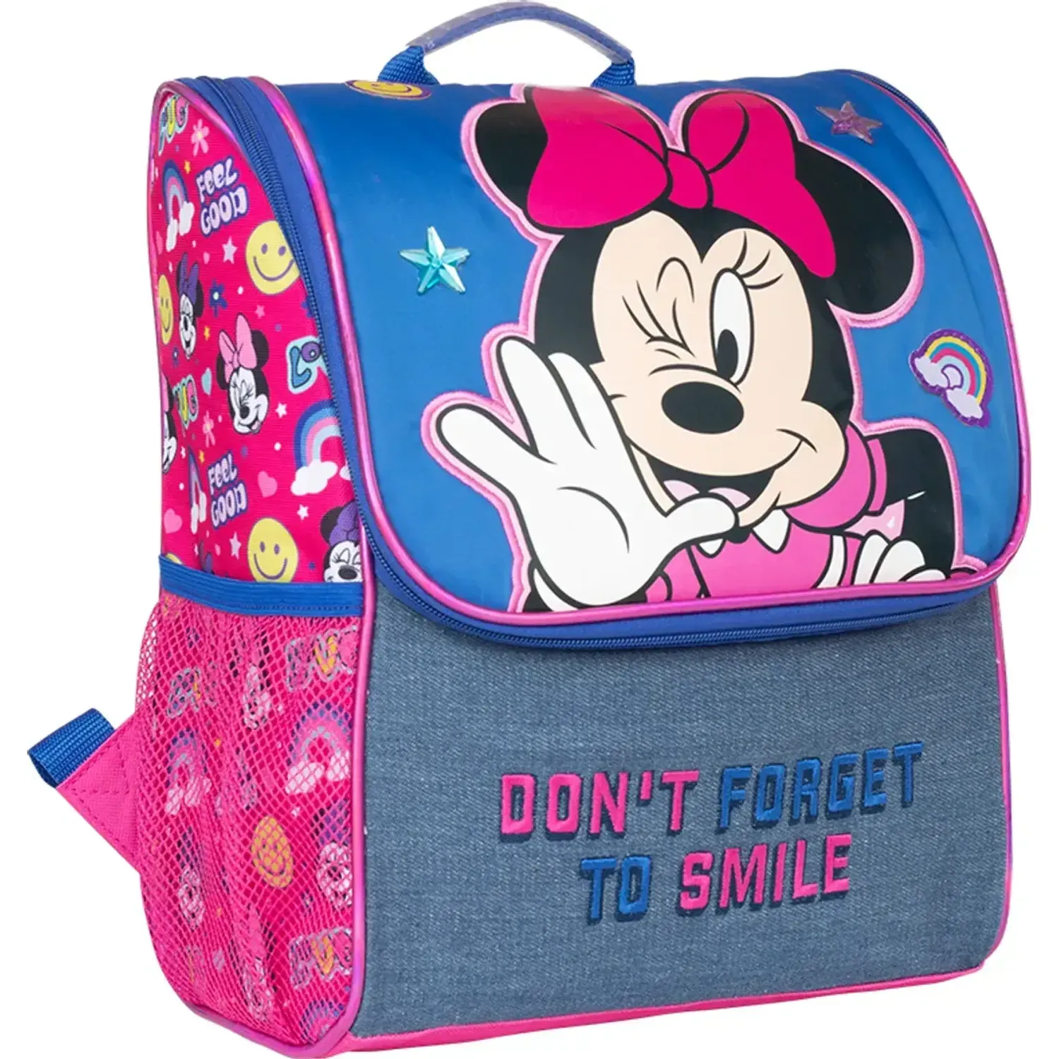 Minnie Lonchera Minnie Minnie Coleccion D B26 color azul / fucsia | Platanitos